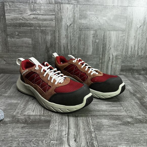 Merrell Alpine Men's size 9 Carbon Fiber Saftey Toe Work Shoes - Picture 4 of 7